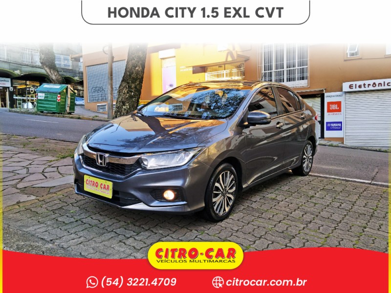 CITY 1.5 EXL 16V FLEX 4P AUTOMÁTICO - 2018 - CAXIAS DO SUL