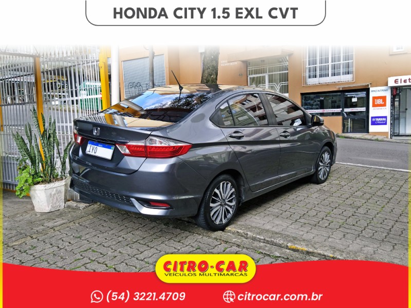 CITY 1.5 EXL 16V FLEX 4P AUTOMÁTICO - 2018 - CAXIAS DO SUL