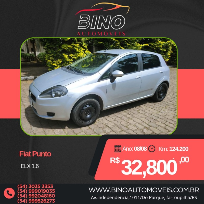 punto 1.4 8v flex 4p manual 2008 farroupilha