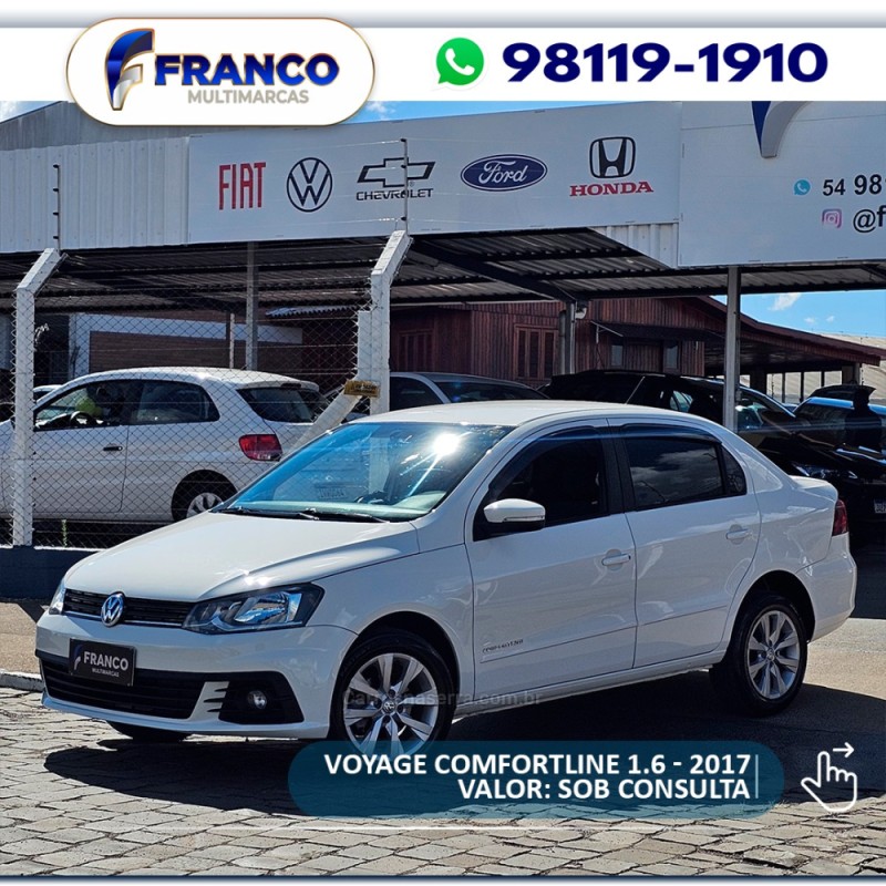 voyage 1.6 mi comfortline 8v flex 4p manual 2017 vacaria