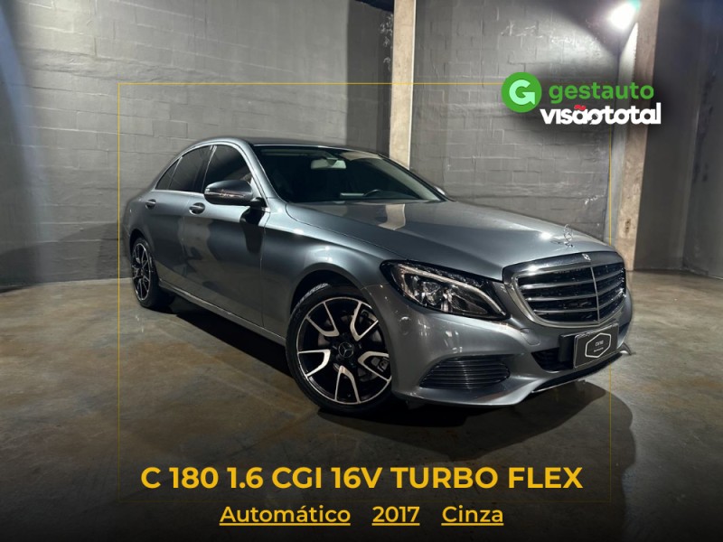 c 180 1.6 cgi 16v turbo flex 4p automatico 2017 caxias do sul