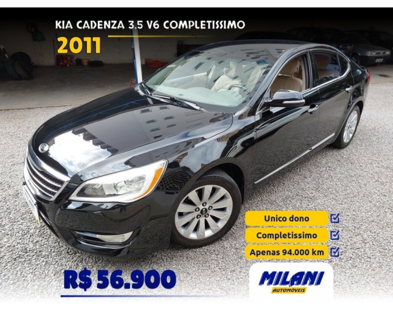 cadenza 3.5 v6 24v gasolina 4p automatico 2011 bento goncalves