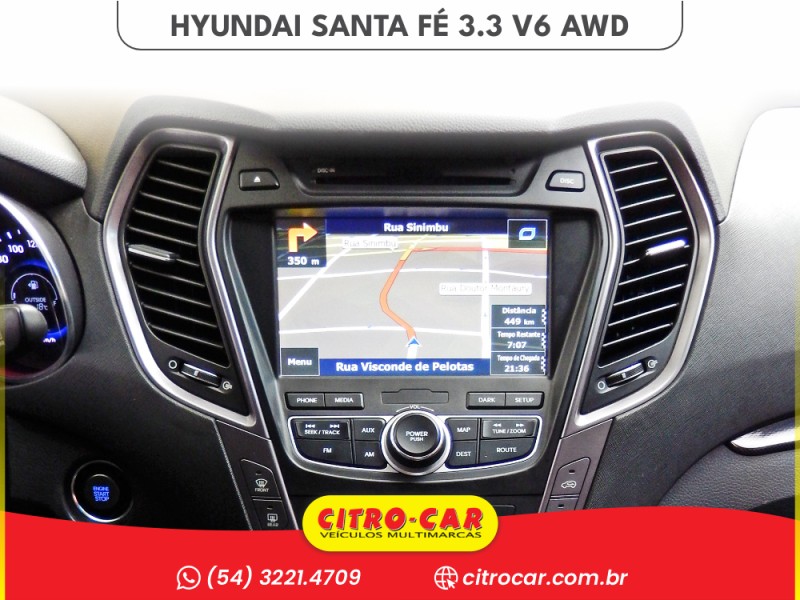 SANTA FÉ 3.3 MPFI 4X4 V6 270CV GASOLINA 4P AUTOMÁTICO - 2014 - CAXIAS DO SUL