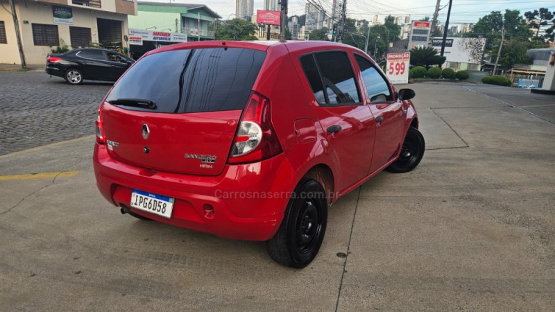 SANDERO 1.0 AUTHENTIQUE 16V FLEX 4P MANUAL - 2009 - CAXIAS DO SUL