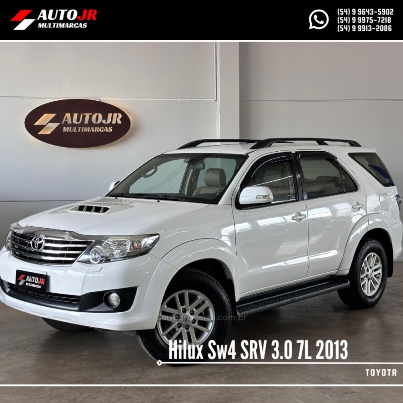 hilux sw4 3.0 srv 4x4 7 lugares 16v turbo intercooler diesel 4p automatico 2013 vacaria