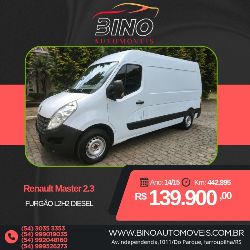 MASTER 2.5 DCI FURGÃO L2H2 16V DIESEL 3P MANUAL