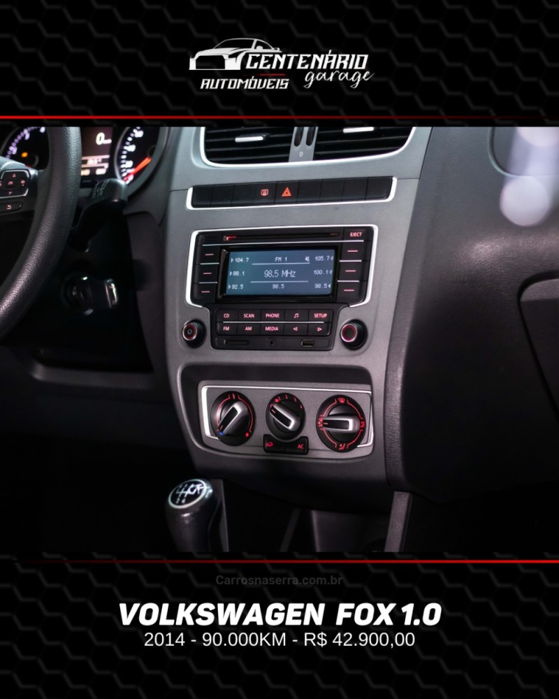 FOX 1.0 MI 8V FLEX 4P MANUAL - 2014 - CAXIAS DO SUL