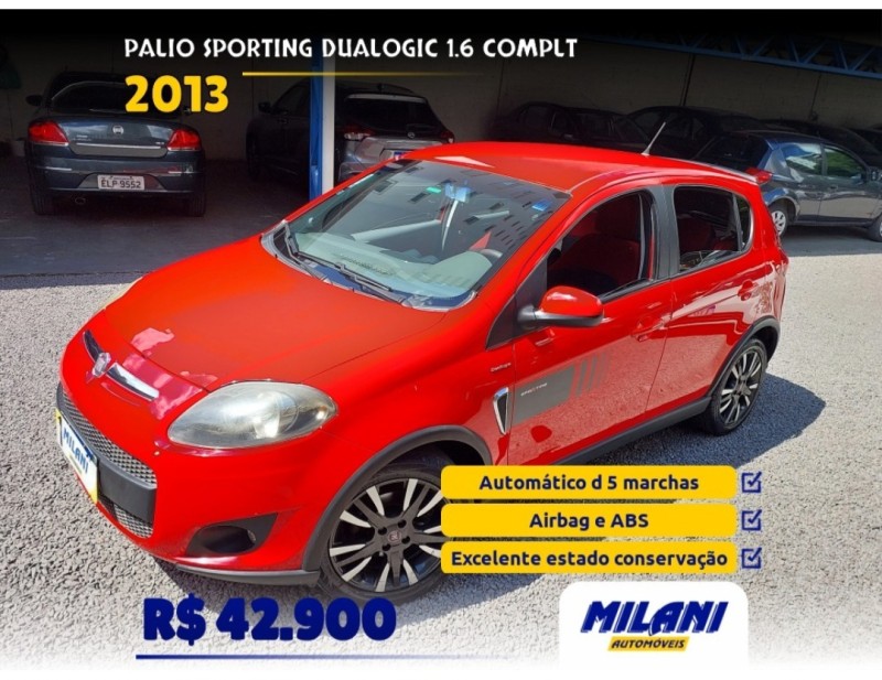 palio 1.6 mpi sporting 16v flex 4p automatizado 2013 bento goncalves