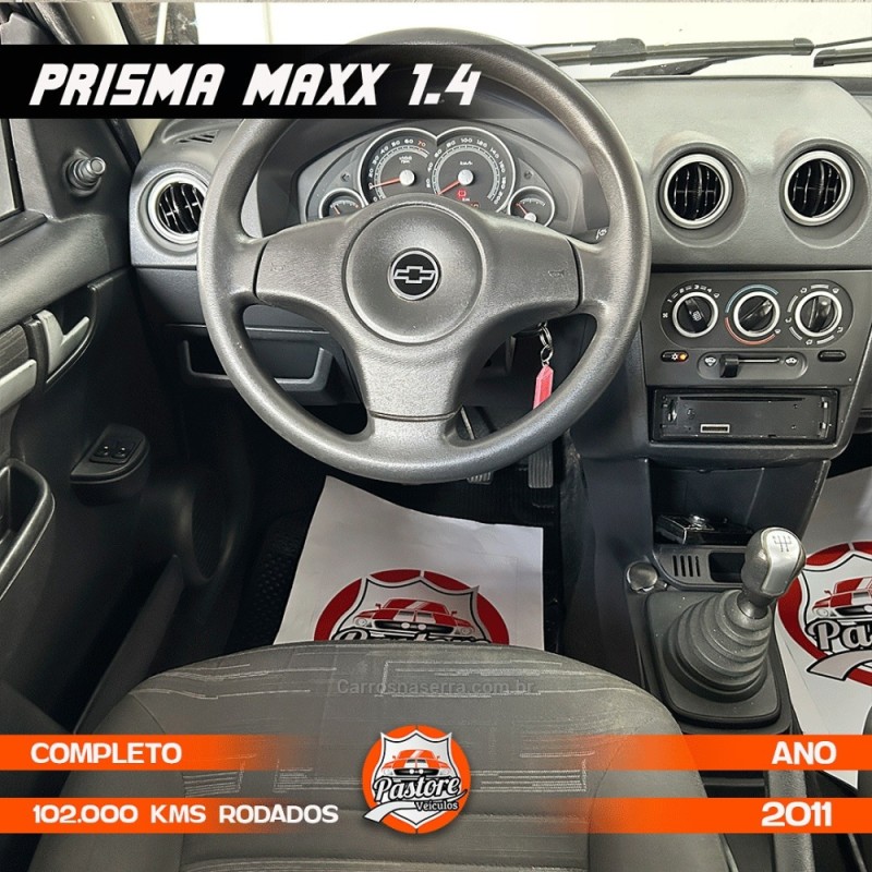 PRISMA 1.4 MPFI MAXX 8V FLEX 4P MANUAL - 2011 - VACARIA