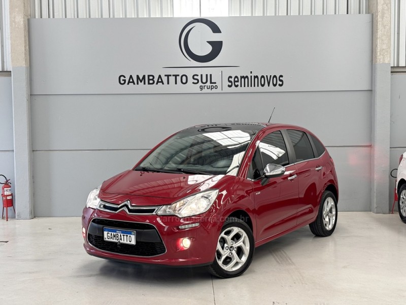 C3 1.6 EXCLUSIVE 16V FLEX 4P AUTOMÁTICO - 2015 - BENTO GONçALVES