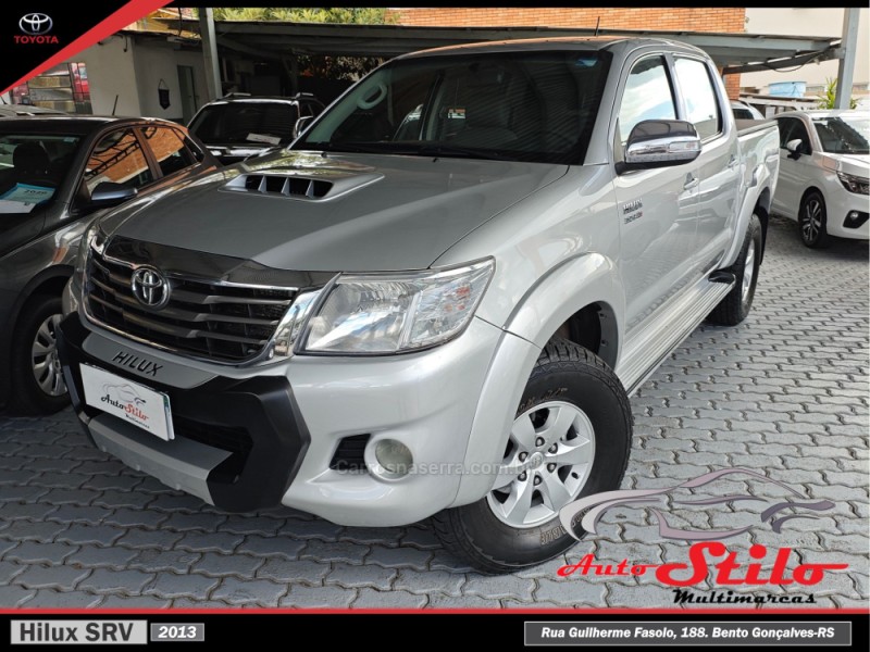 hilux 3.0 srv 4x4 cd 16v turbo intercooler diesel 4p automatico 2013 bento goncalves