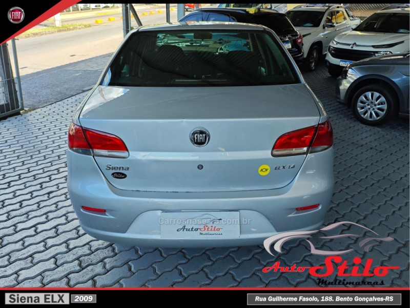 SIENA 1.4 MPI ELX 8V FLEX 4P MANUAL - 2009 - BENTO GONçALVES