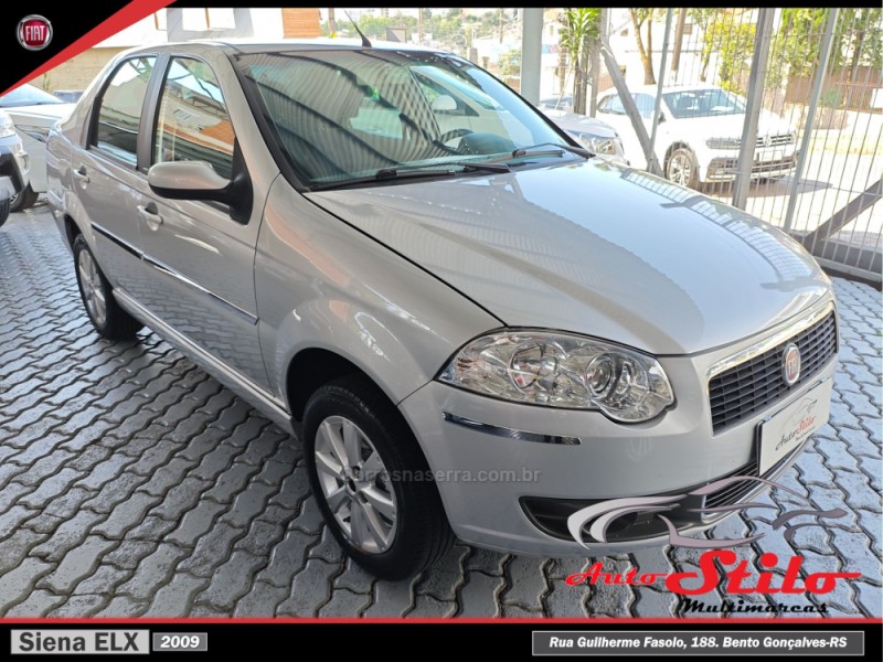 SIENA 1.4 MPI ELX 8V FLEX 4P MANUAL - 2009 - BENTO GONçALVES