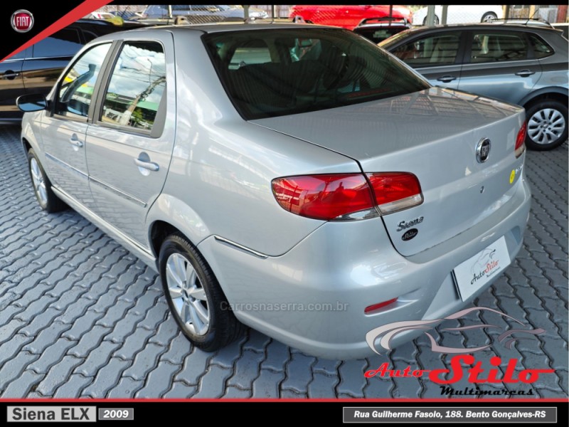 SIENA 1.4 MPI ELX 8V FLEX 4P MANUAL - 2009 - BENTO GONçALVES