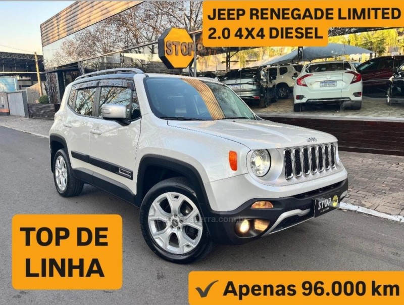 renegade 2.0 16v turbo diesel limited 4p 4x4 automatico 2018 dois irmaos