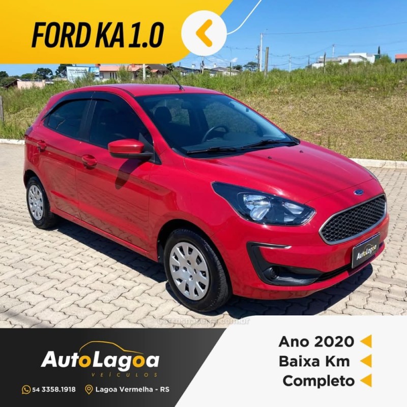 KA 1.0 SE 12V FLEX 4P MANUAL - 2020 - LAGOA VERMELHA