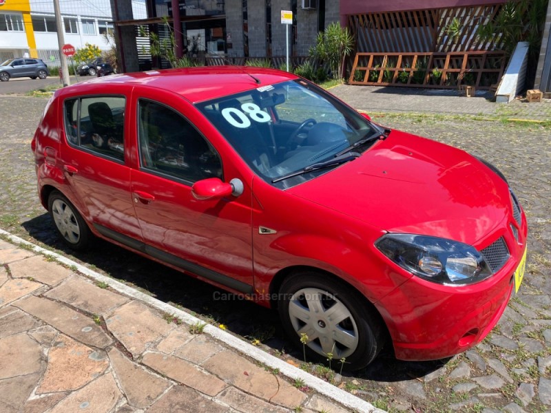 SANDERO 1.6 AUTHENTIQUE 8V FLEX 4P MANUAL - 2008 - SAPIRANGA