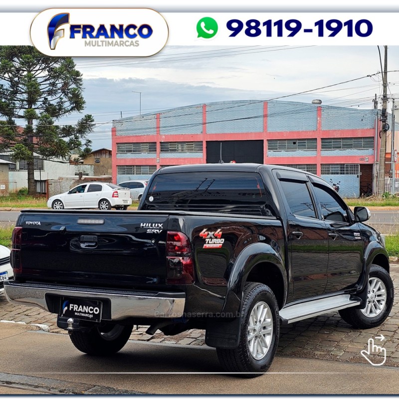 HILUX 3.0 SRV 4X4 CD 16V TURBO INTERCOOLER DIESEL 4P AUTOMÁTICO - 2013 - VACARIA