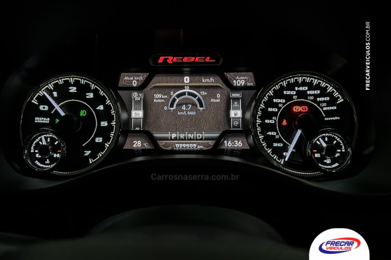 1500 REBEL 5.7 HEMI V8 CD 4X4 GASOLINA 4P AUTOMÁTICA - 2021 - SARANDI