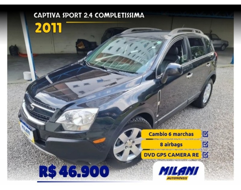 captiva 2.4 fwd sport 16v gasolina 4p automatico 2011 bento goncalves