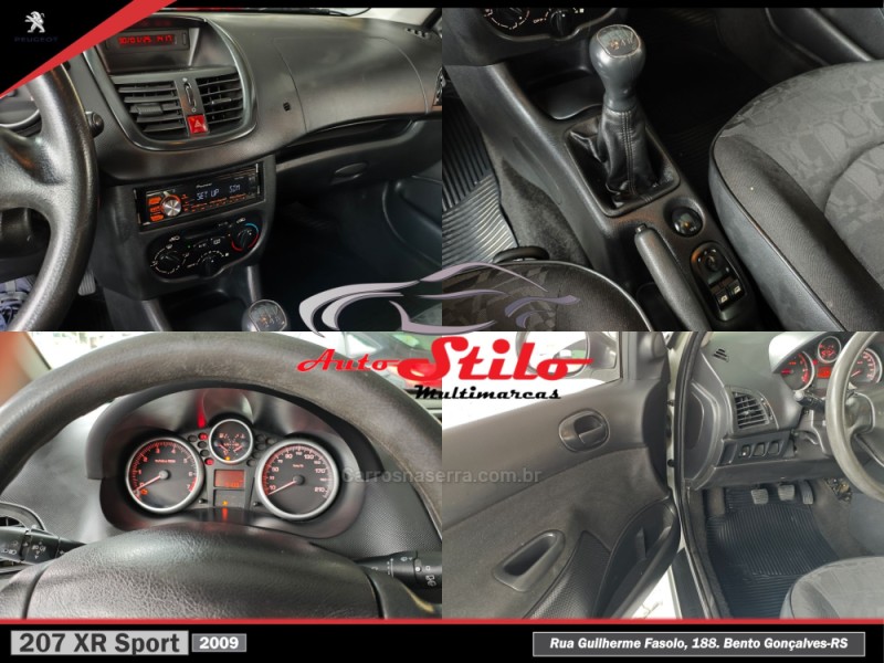 207 1.4 XR SPORT 8V FLEX 4P MANUAL - 2009 - BENTO GONçALVES