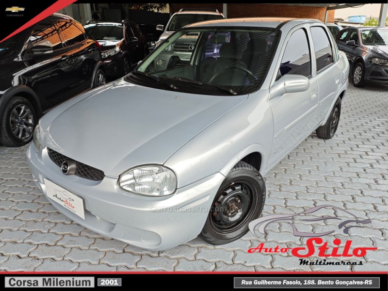 corsa 1.0 mpfi milenium sedan 8v gasolina 4p manual 2001 bento goncalves