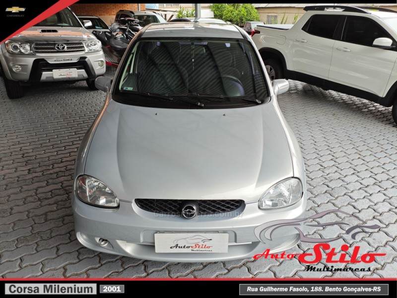 CORSA 1.0 MPFI MILENIUM SEDAN 8V GASOLINA 4P MANUAL - 2001 - BENTO GONçALVES