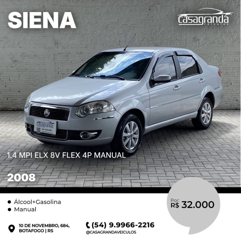 SIENA 1.4 MPI ELX 8V FLEX 4P MANUAL