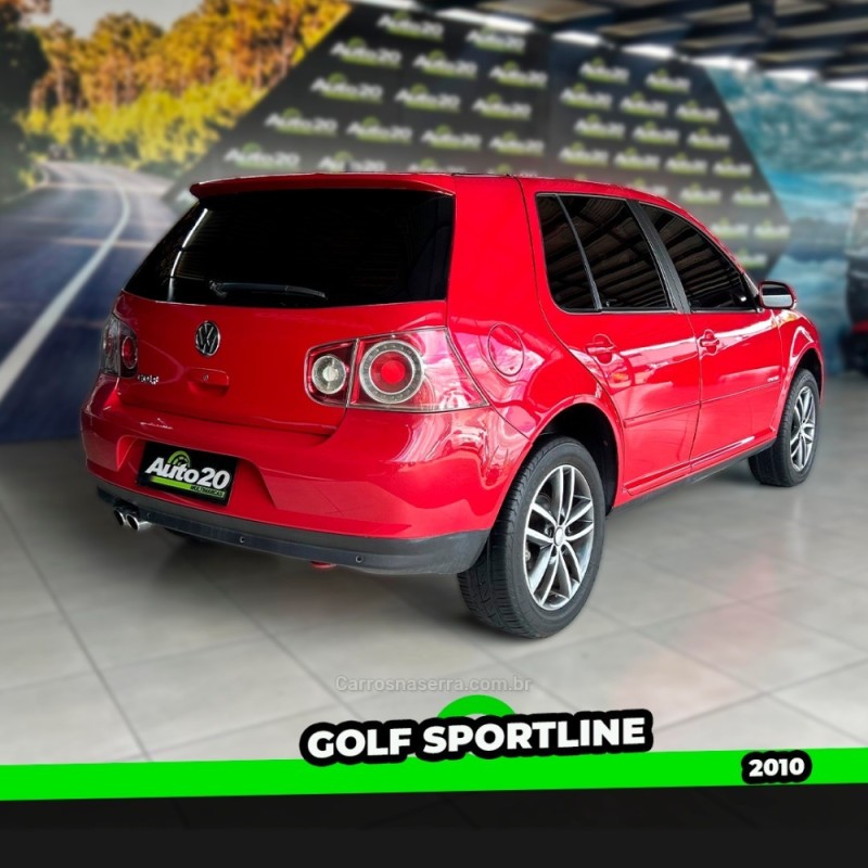 GOLF 1.6 MI SPORTLINE 8V FLEX 4P MANUAL - 2010 - TAQUARA