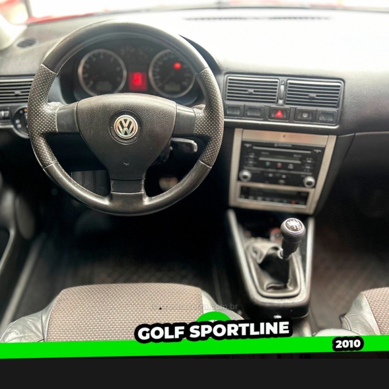 GOLF 1.6 MI SPORTLINE 8V FLEX 4P MANUAL - 2010 - TAQUARA