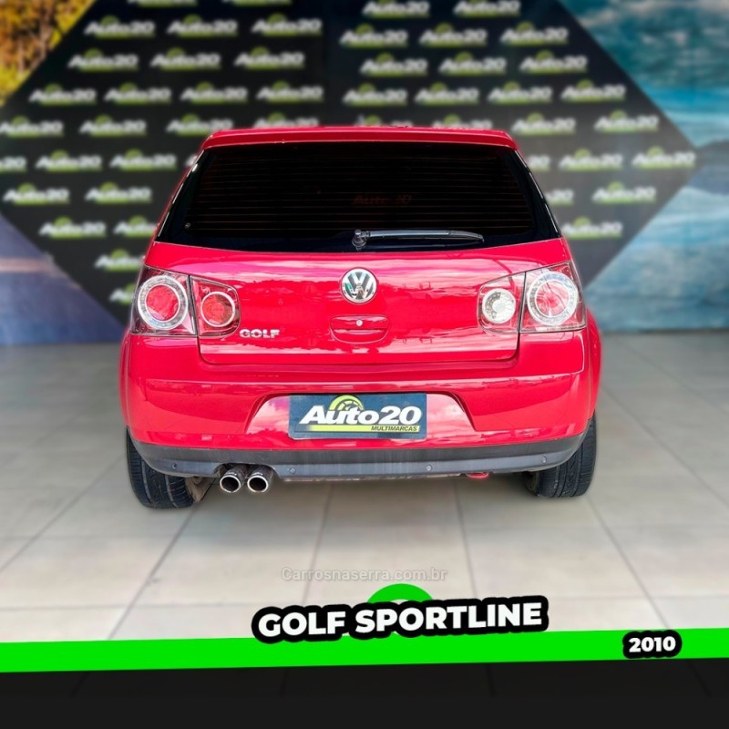 GOLF 1.6 MI SPORTLINE 8V FLEX 4P MANUAL - 2010 - TAQUARA