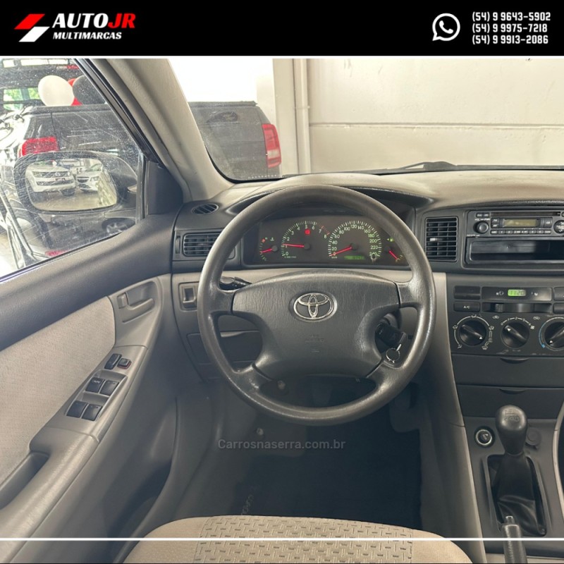 COROLLA 1.6 XLI 16V GASOLINA 4P MANUAL - 2008 - VACARIA