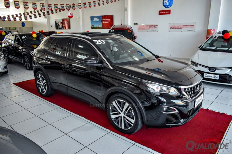 3008 1.6 allure thp 16v gasolina 4p automatico 2020 santa cruz do sul