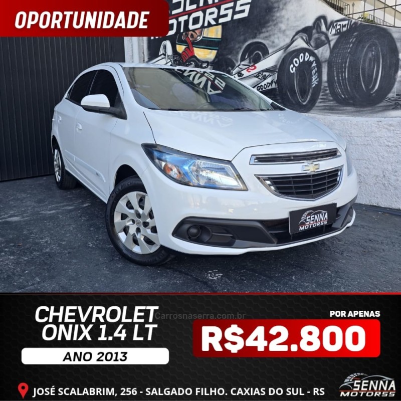 ONIX 1.4 MPFI LT 8V FLEX 4P MANUAL - 2013 - CAXIAS DO SUL