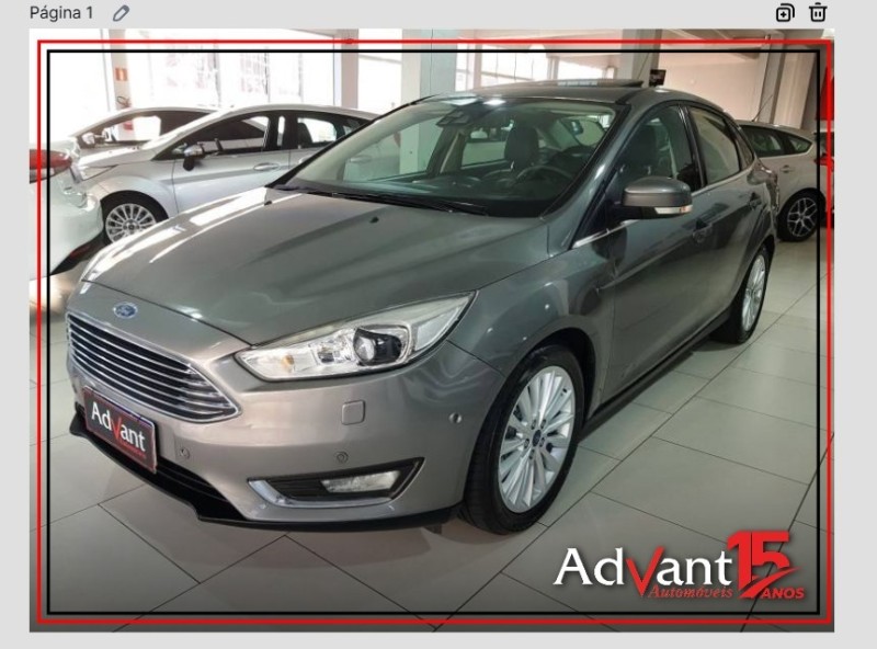 FOCUS 2.0 TITANIUM PLUS FASTBACK 16V FLEX 4P AUTOMÁTICO