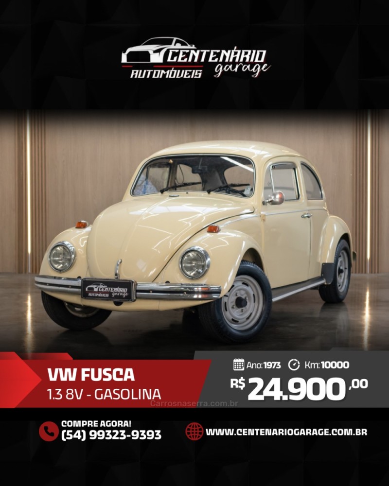fusca 1.3 8v gasolina 2p manual 1973 caxias do sul