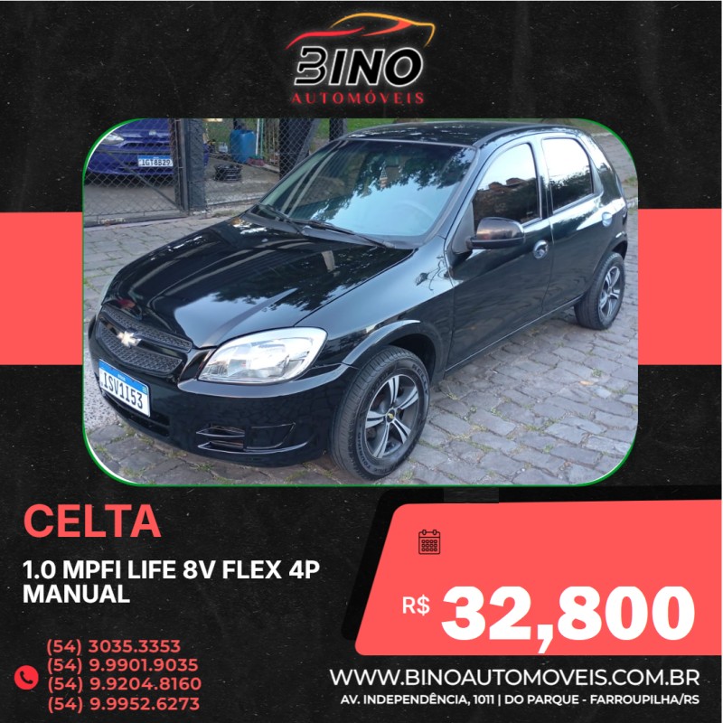 CELTA 1.0 MPFI LT 8V FLEX 4P MANUAL