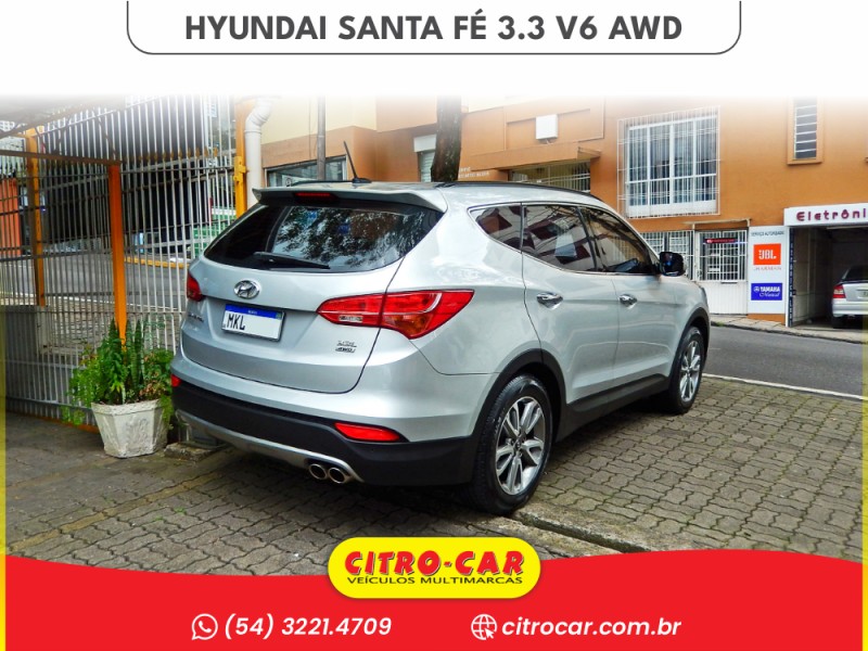 SANTA FÉ 3.3 MPFI 4X4 V6 270CV GASOLINA 4P AUTOMÁTICO - 2014 - CAXIAS DO SUL