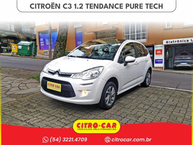 C3 1.2 TENDANCE PURE TECH 12V 4P MANUAL - 2018 - CAXIAS DO SUL