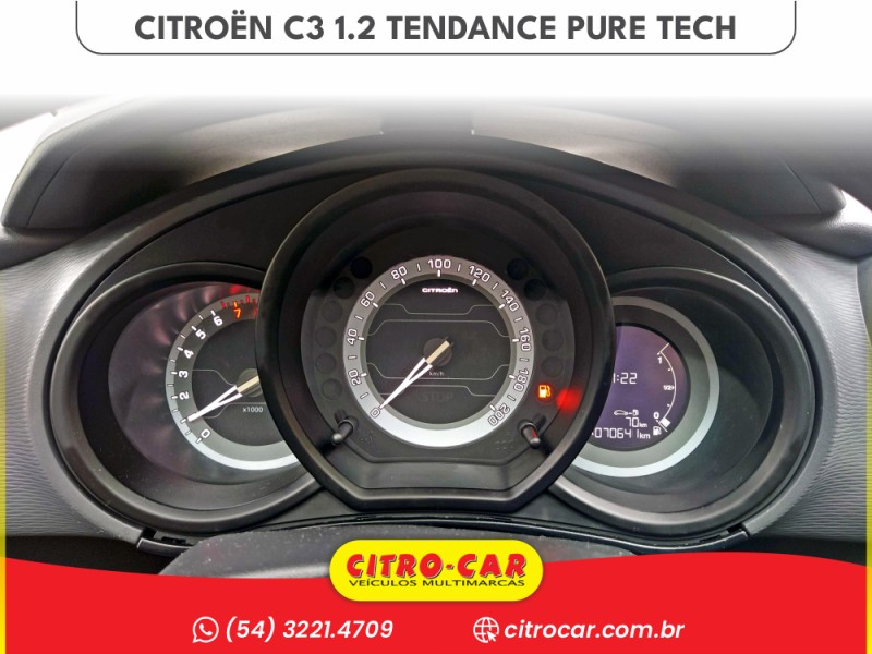 C3 1.2 TENDANCE PURE TECH 12V 4P MANUAL - 2018 - CAXIAS DO SUL