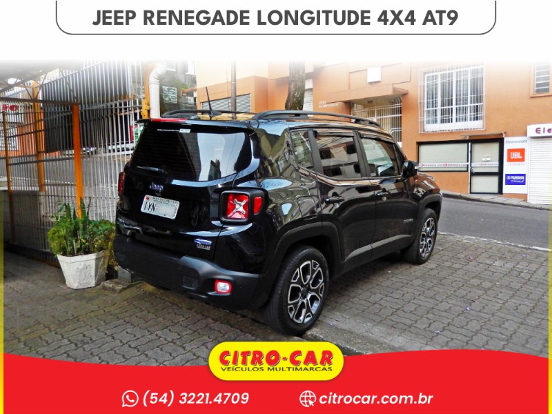 RENEGADE 2.0 16V TURBO DIESEL LONGITUDE 4P 4X4 AUTOMÁTICO - 2018 - CAXIAS DO SUL