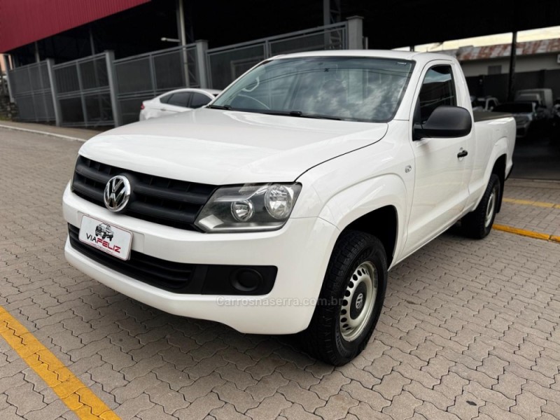 AMAROK 2.0 4X4 CS 16V TURBO INTERCOOLER DIESEL 2P MANUAL - 2013 - FELIZ