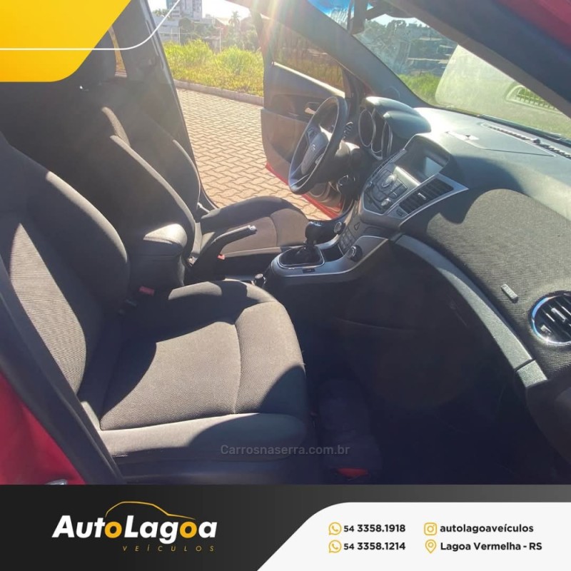 CRUZE 1.8 LT SPORT6 16V FLEX 4P MANUAL - 2013 - LAGOA VERMELHA