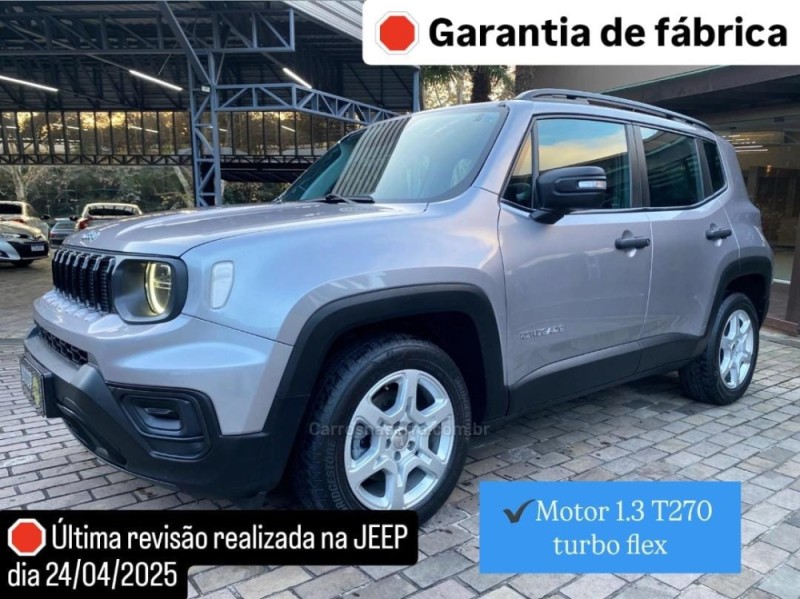 renegade 1.3 sport t270 16v turbo flex 4p automatico 2024 dois irmaos