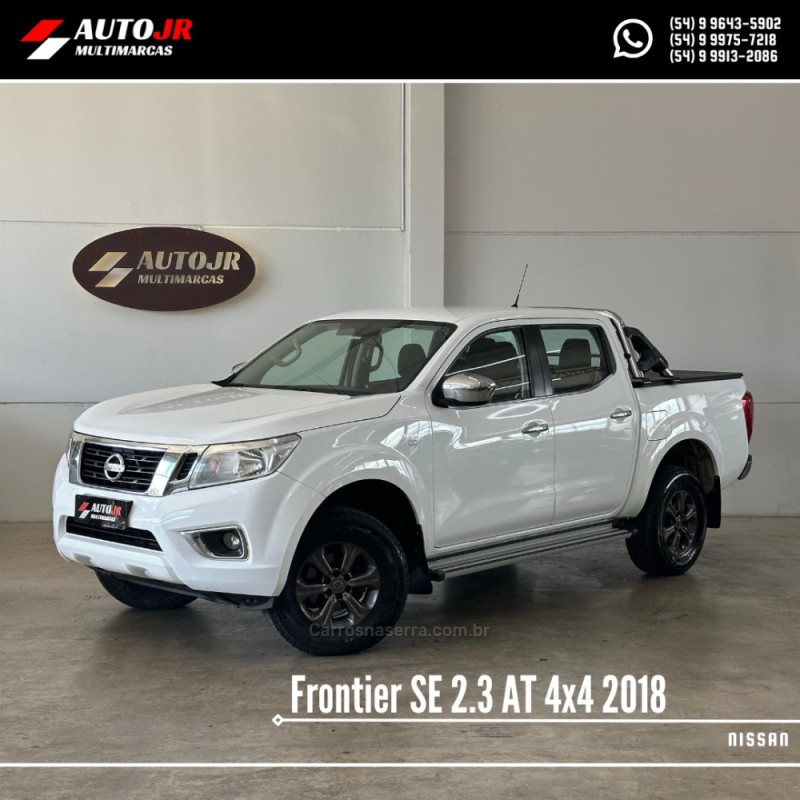 frontier 2.3 se 4x4 cd turbo eletronic diesel 4p automatico 2018 vacaria