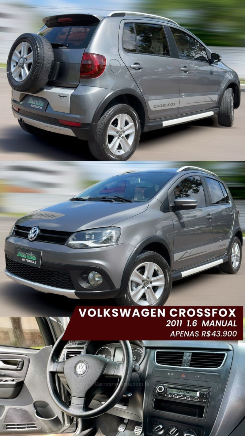 CROSSFOX 1.6 MI FLEX 8V 4P MANUAL - 2011 - NOVO HAMBURGO