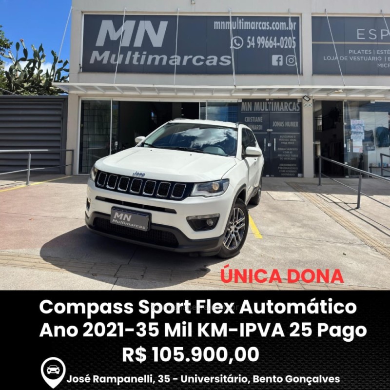 COMPASS 2.0 16V FLEX SPORT AUTOMÁTICO