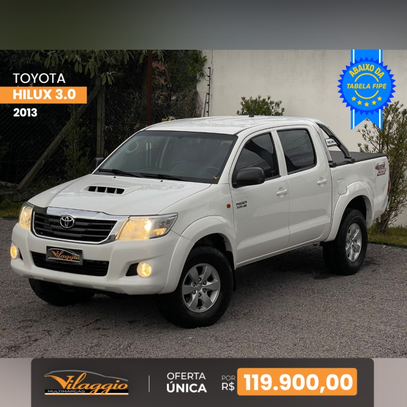 hilux 3.0 sr 4x4 cd 16v turbo intercooler diesel 4p automatico 2013 caxias do sul