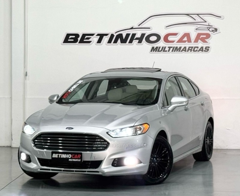 FUSION 2.0 TITANIUM AWD 16V GASOLINA 4P AUTOMÁTICO - 2015 - ESTâNCIA VELHA