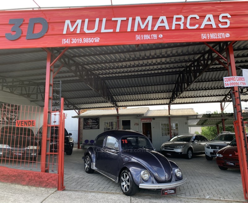 FUSCA 1.3 8V GASOLINA 2P MANUAL - 1978 - CAXIAS DO SUL